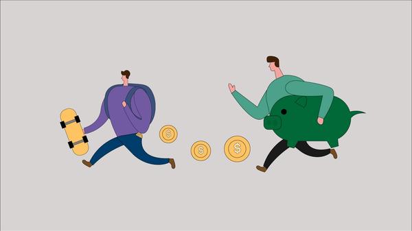 Parent chasing money after their child